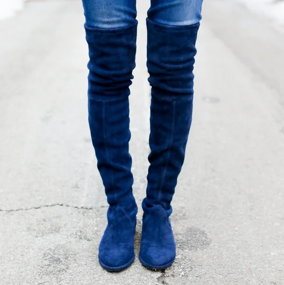 🫐Stuart weitzman suede lowland boots - Picture 3 of 6